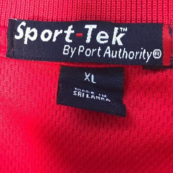 Vintage Retro MLB Los Angeles Angels Red Polo Button Up Short Sleeve Shirt XL - Picture 4 of 5